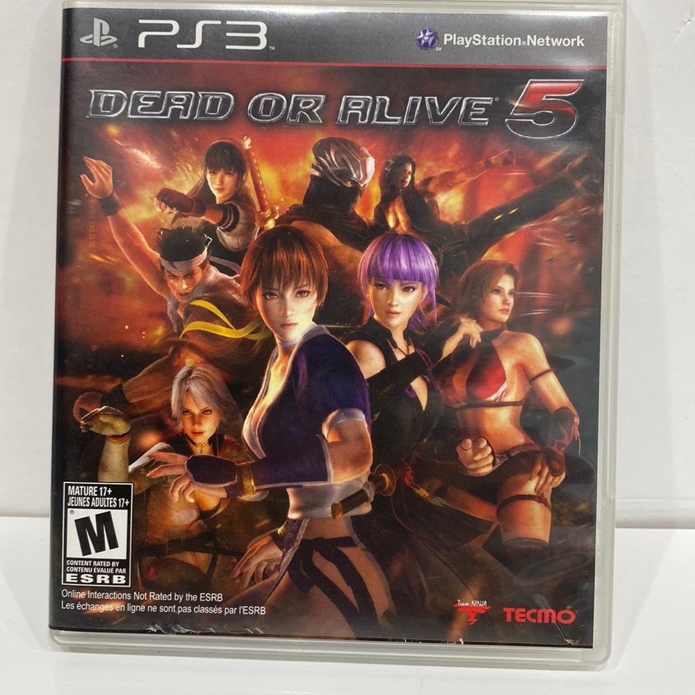 PS3 VIDEO GAME DEAD OR ALIVE 5